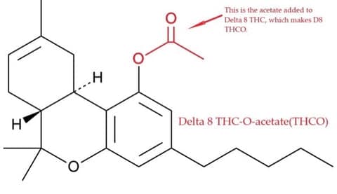 Delta 8 THCo Acetate