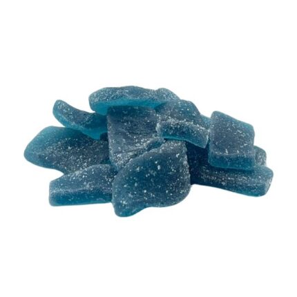 Vivimu Blue Raspberry Delta 9 CBG Gummies Side View 1